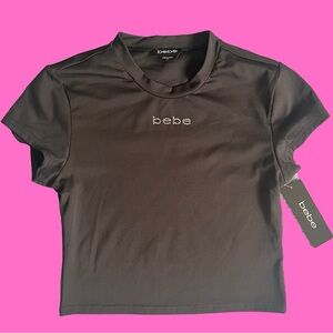 bebe logo t-shirt - NWT $59 retail